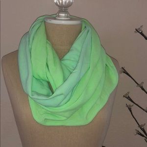 Neon Green Infinity Scarf
